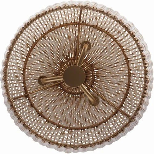 Crystorama ZAN-9003-SG Zanzibar 3 Light 14 inch Soft Gold Pendant Ceiling Light - Picture 4 of 6