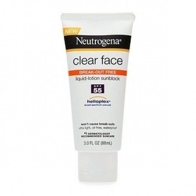 neutrogena sunblock face