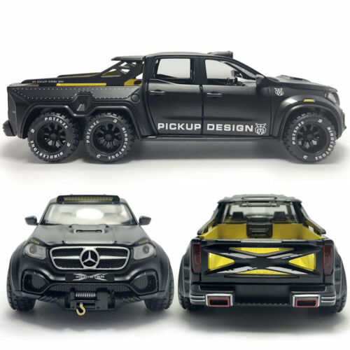 1/28 X-Class 6x6 Pickup Truck Model Car Diecast Toy Vehicle Boys Toys Kids Gifts - Picture 17 of 21