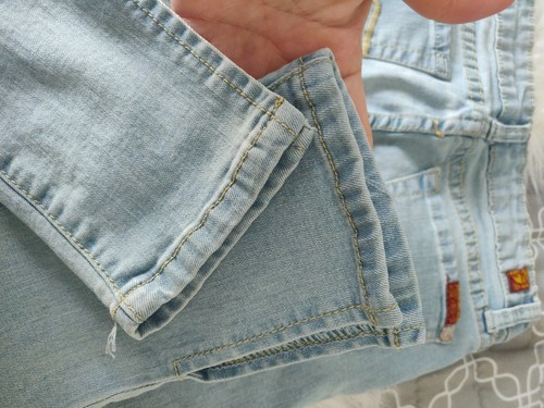 7 For All Mankind Ankle Skinny Jeans - Girls Size 10 - Picture 7 of 7