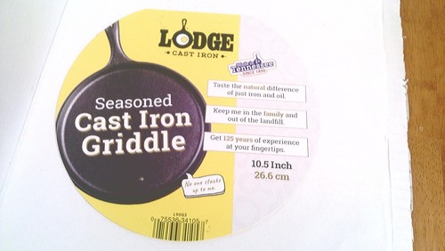 ⭐⭐⭐⭐⭐ Lodge~Cast Iron~10.5"~Seasoned~Round Griddle - Picture 4 of 7