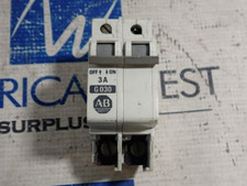 ALLEN BRADLEY 1492-CB2 SER A G030 2 POLE 3 Amp Din Rail Circuit Breaker