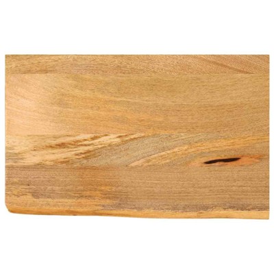 Tischplatte Baumkante Holzplatte für Esstisch 60x40cm Massivholz Mango vidaXL