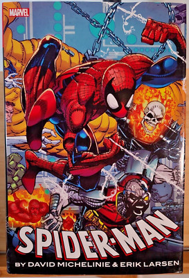 Spider-Man Omnibus SIGNED & Illustration by Erik Larsen (Marvel 2017) OOP