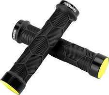 ROCKBROS BMX MTB Bike Handlebar Grips FoldingBike 22mm Double Lock-on High Gloss
