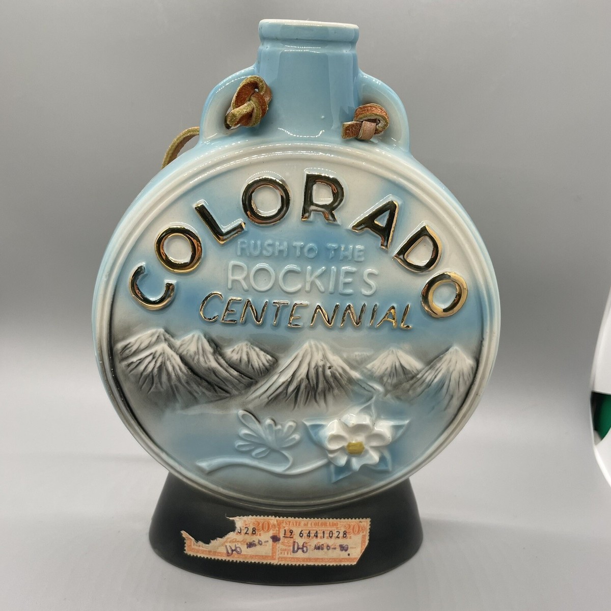 ドルーンカート　オールドボトル　コルン Jim Beam Decanter Colorodo Rush To The Rockies Centenial