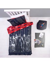 Justice League 'Dark' Single Panel Duvet Reversible Bedding Set