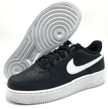 NEW Youth Grade-School Nike Air Force 1 GS Black/White CT3839 002