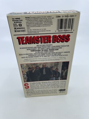 Teamster Boss: The Jackie Presser Story (1992) - VHS Tape -Drama
