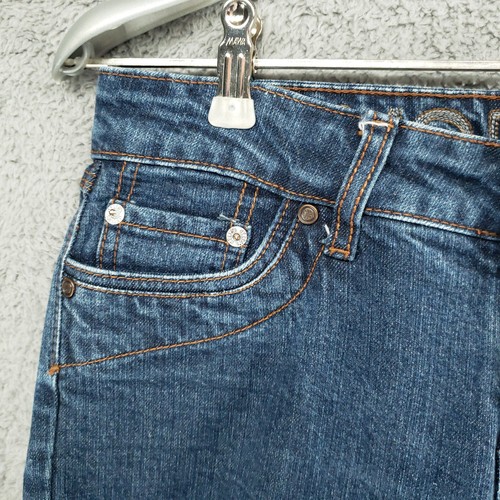 Delias Morgan Skinny Jeans Dark Blue Wash Womens 7/8R - Picture 6 of 18