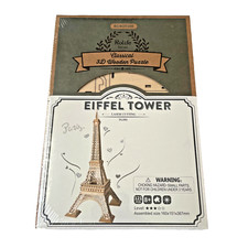 Eiffel Tower TG501 Classical 3D Wooden Puzzle Rolife Series Robotime Laser Cut