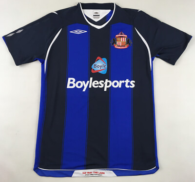Maillot Sunderland Umbro 2009-2010 - Lime - Neuf Avec étiquettes