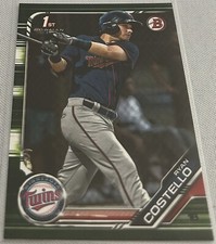 2019 Bowman Baseball Ryan Costello Minnesota Twins Camo Green 1st Bowman #BP-101