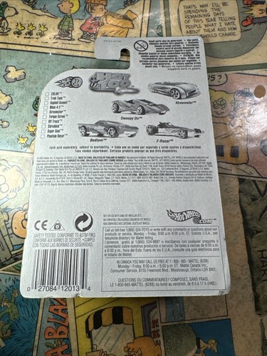2004 Hot Wheels #84 First Editions 84/100 OFF TRACK Black Variation w/5 Spokes - Picture 10 of 12
