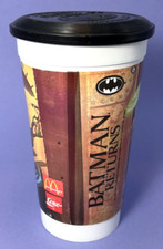 Batman Returns Bat Mobile McDonald's Cup Vintage 1991 - With Lid