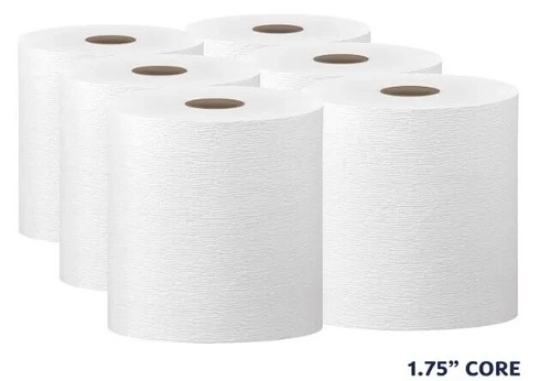 Paper Towels Ultimate Absorbency 1.75" Core universal, White,600'/Roll, 6 Rolls - Bild 2 von 4