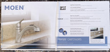 MOEN CA87316SRS Renzo 1-Handle Pull-Out Kitchen Faucet Stainless.MSRP 326.85
