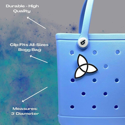 BOGLETS -Triquetra Charm Compatible with Bogg Bags, Simply Southern - Picture 4 of 8