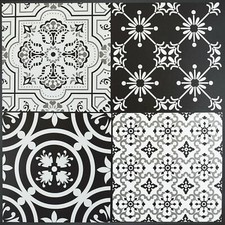 Vinyl Floor Tiles Self Adhesive Textured Grip Flooring DIY Kitchen Bathroom Home