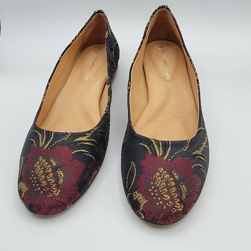 Antonio Melani Vintal Two Flats Women 6.5 M Slip On Shoe Floral Jacquard Brocade - Picture 10 of 12