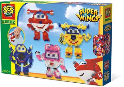 SES Creative 06294 Beedz Bügelperlen Super Wings 2300 Stück