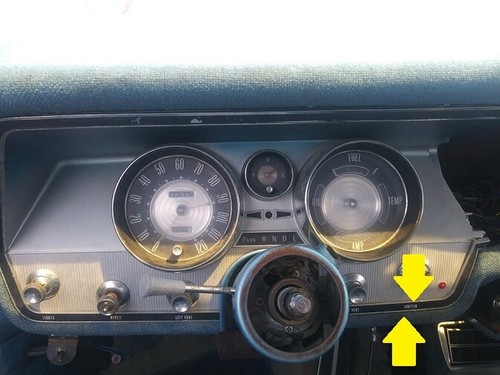 1963-1964 BUICK LESABRE CHROME TRIM RIGHT SIDE DASH # 1355291 WILDCAT ELECTRA - Picture 2 of 10