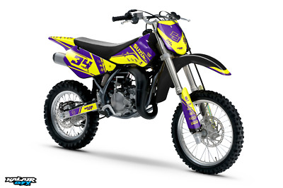 Graphics Decal Kit For Suzuki RM85 (2001-2023) RM 85  Icon Series - Purple