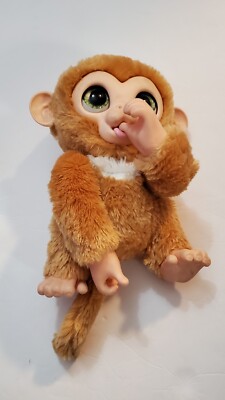 Hasbro FurReal Cuddles My Giggly Baby Monkey Interactive Pet Toy