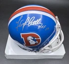 Floyd Little SIGNED Denver Broncos Mini Helmet + HOF 2010 PSA/DNA AUTOGRAPHED