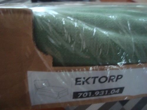 IKEA EKTORP Chaise Cover Free Standing Longue Slipcover Svanby Green 701.931.04 - Picture 2 of 10