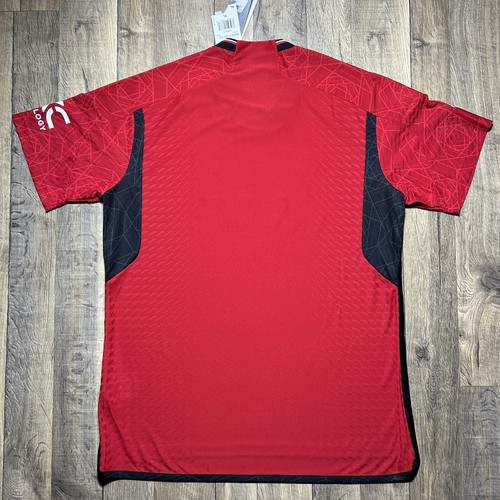 NWT Adidas Manchester United 2023 Authentic Home Kit Soccer Jersey Men’s XL $150 - Picture 5 of 10