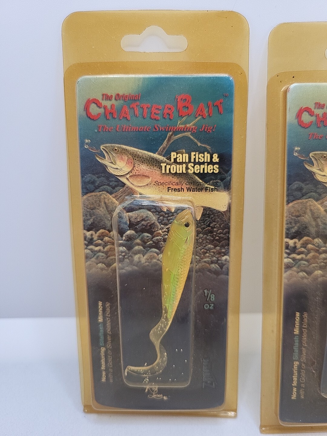 The Original Z-Man Chatterbait Silaflash Minnow, Panfish/Trout Series Lot of 2 - Image 2