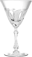 Neman MG8605/225 6 Oz Martini Glasses, Hand Cut Pattern, Set of 6
