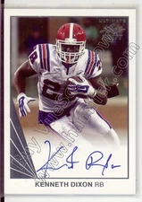kenneth dixon rookie rc draft auto autograph louisiana la tech college 2016