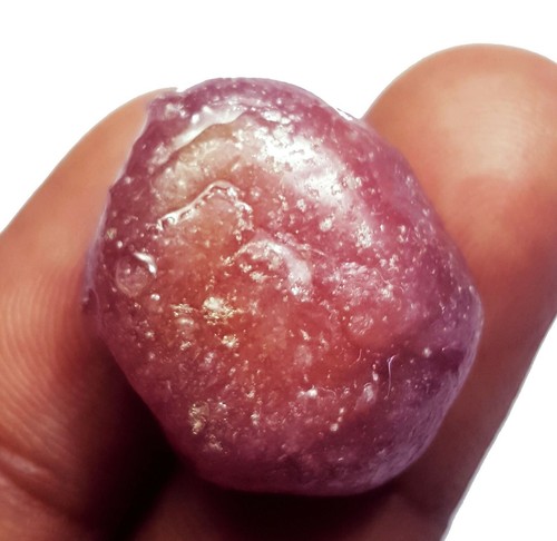 Piedra preciosa suelta certificada rubí rojo natural de 34,95 quilates con regalo gratis - Imagen 3 de 5