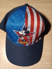 Disney Mickey Mouse American Flag Stars And Stripes Hat Cap Snapback OSFM NEW