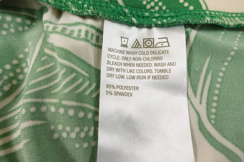 IMAN Global Chic женщин большой высокий зеленый Джерси трикотажа укороченный широкие штанины брюки новый - Изображение 3 из 4