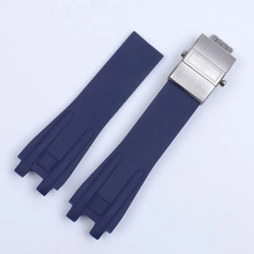 Correa de reloj ejecutiva de goma de silicona de 26 mm para Ulysse Nardin El Toro - Imagen 30 de 30