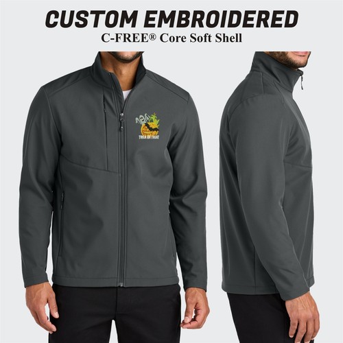 Men's Custom Soft Shell Jackets, Customize Logo Embroidery, Custom Rain Jacket. - Picture 11 of 13