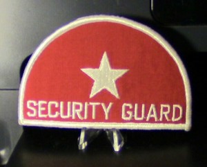 Retired Security Patch Generic Red Background White Letters