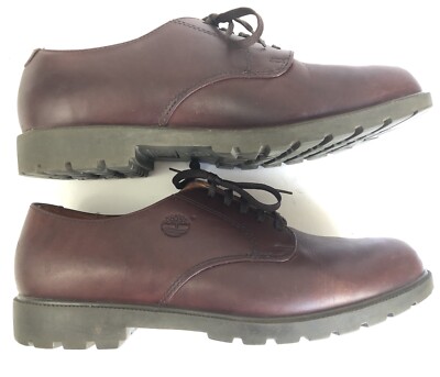 Timberland Brown Plain Toe Derby Casual Dress Shoe Men display picture 1