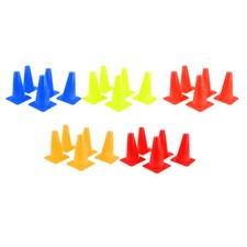 5 St&uuml;ck Kunststoff Kegel Set f&uuml;r Sport Fu&szlig;ball Sicherheit Agility Training Skateboard