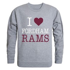 Fordham University Rams FU I Love Crewneck Sweatshirt Sweater