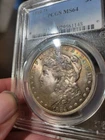 1884 0 $1 Morgan Dollar PCGS MS64