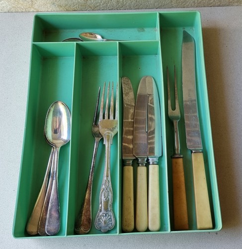 Rare Vintage 1930s Art Deco Bristolite Bakelite Cutlery Tray - Picture 7 of 8