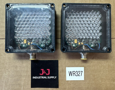 (2) PREOWNED COGNEX DVT Smart Light IDRA 24v Red Light Vane Detection ...