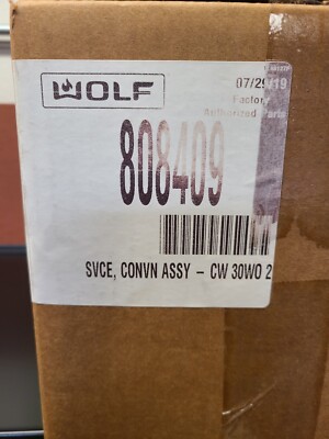 WOLF PART# 808409 CONVECTION FAN E SERIES WALL OVEN SO DO30,36 SUBZERO NEW!