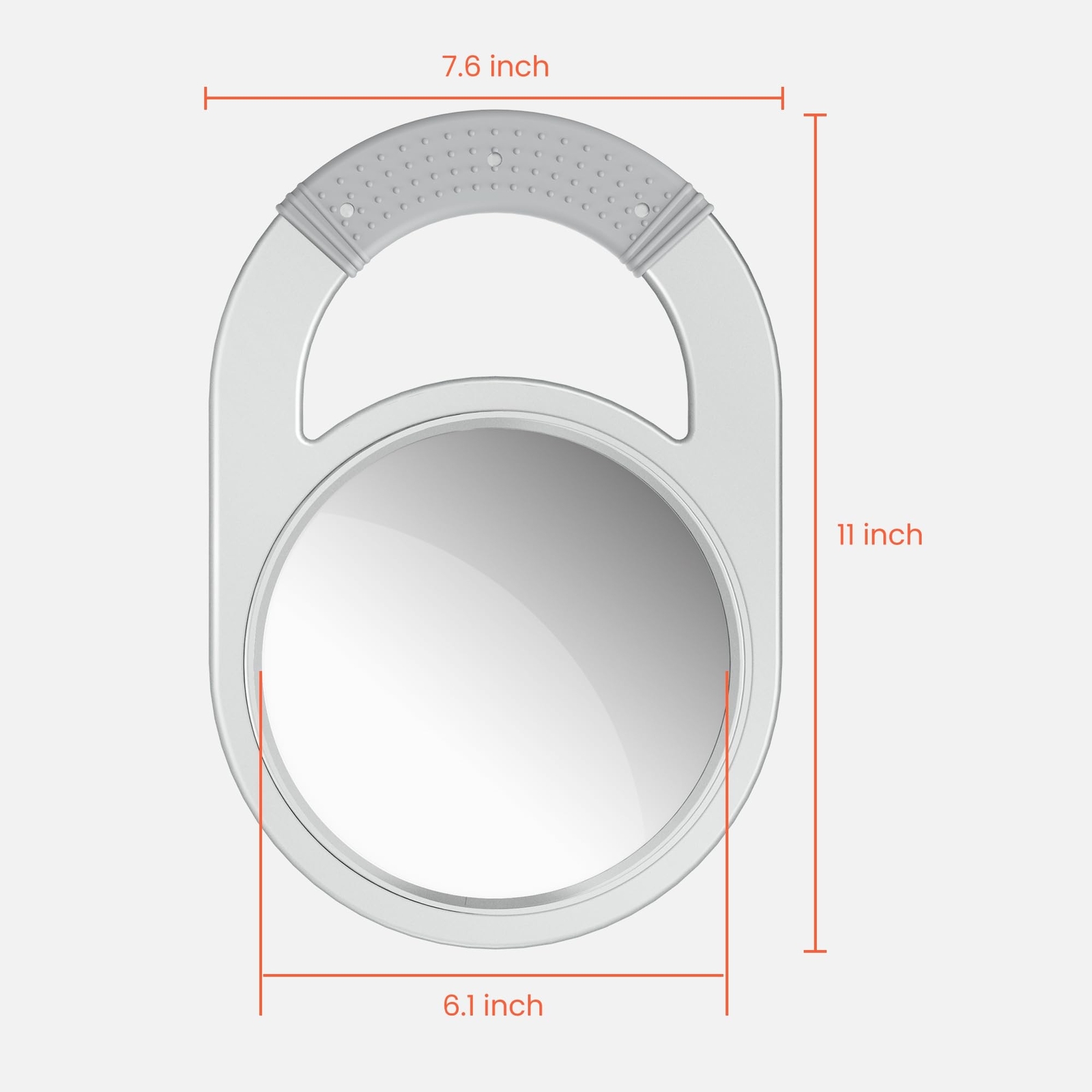 TASALON Unbreakable Hand Mirror, Hand Mirrors with Handle, Salon Mirrors, Bar...