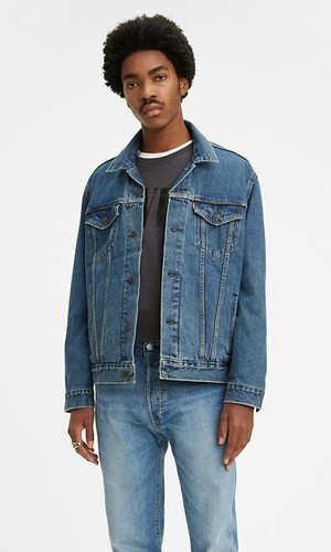 levis jean jacket men's medium
