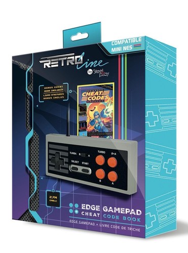 Manette Steelplay Turbo Compatible NES Mini - Livré Avec Un Livre De Trucs Et Astuces - Neuf Sous Emballage